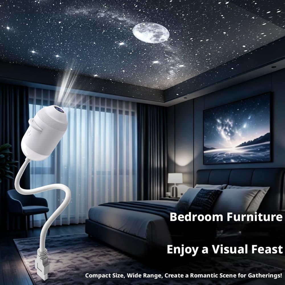Planetarium Projector Home - Projektor Gwiazd 2w1 Galaxy, Projektor Nocnego