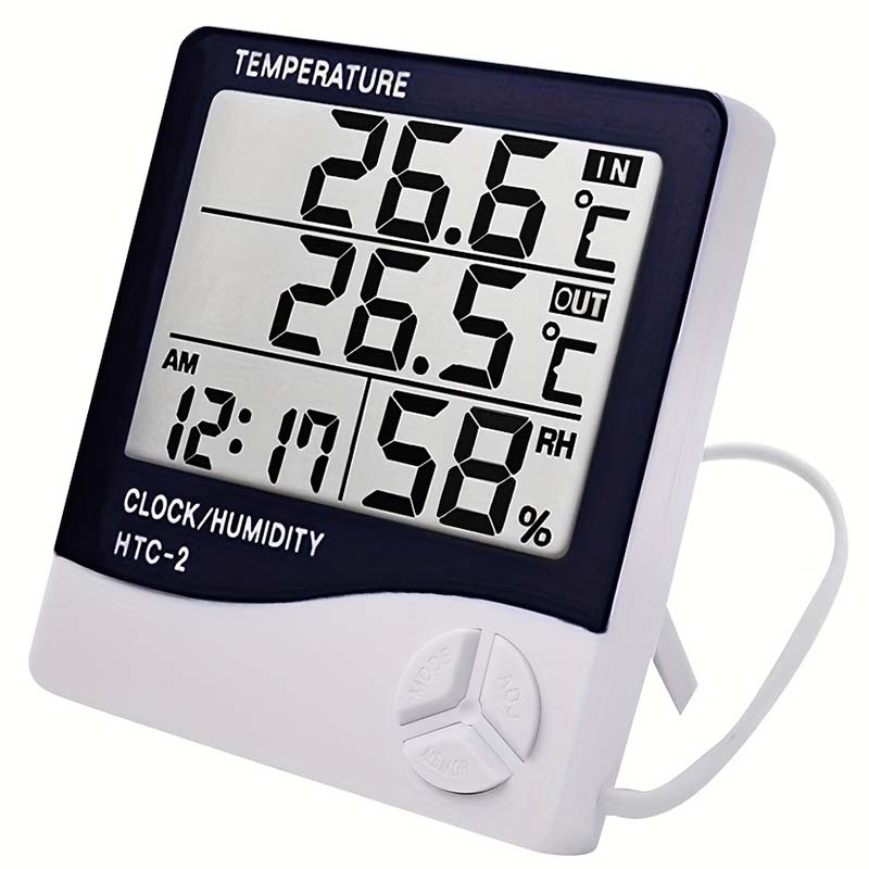 Weather Station Indoor - LCD Cyfrowy termometr Higrometr Pokój wewnętrzny