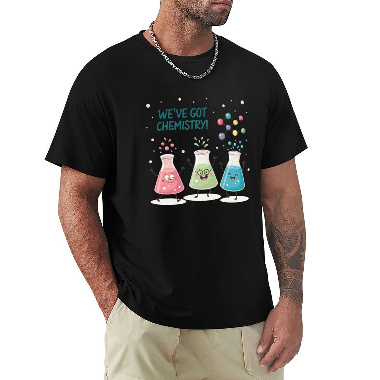 Science Buddies - Koszulka Science Beaker Buddies, rozmiar L,
