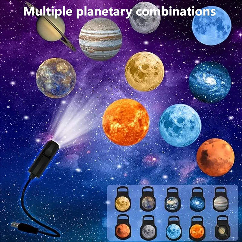 Planetarium Projector Home - Projektor LED Gwiazdy Galaktyki Księżyc Ziemia