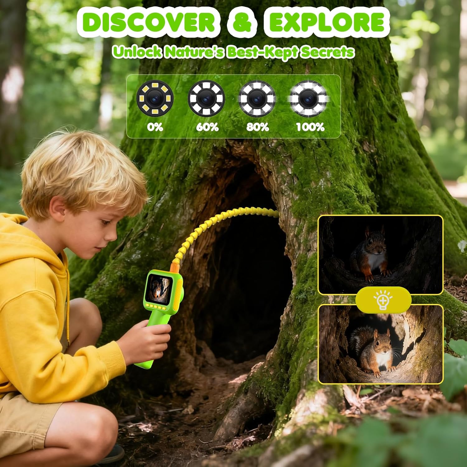 Science Nature - Endoskop dla dzieci, kamera inspekcyjna typu