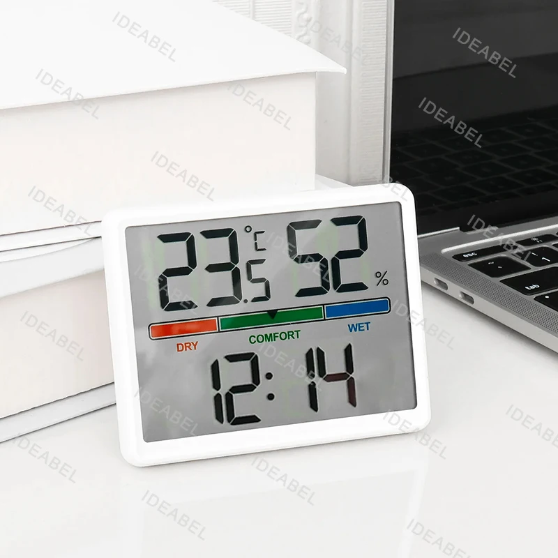 Weather Station Indoor - Cyfrowy termometr LCD z higrometrem, elektroniczny