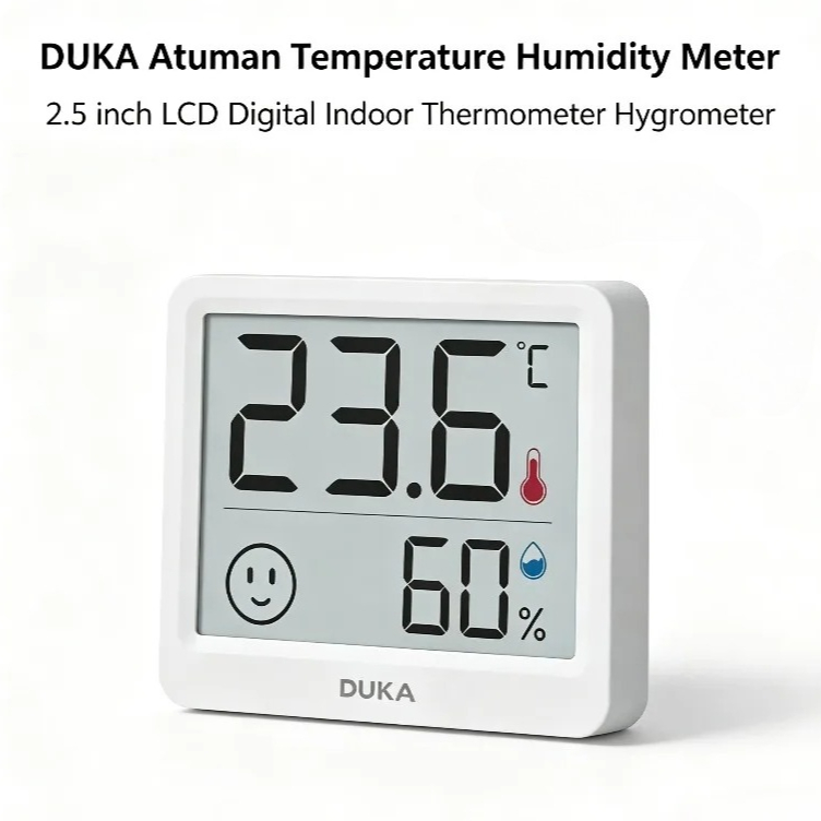 DUKA Atuman 2.5-calowy LCD Ele – Weather Station Indoor recenzja i cena
