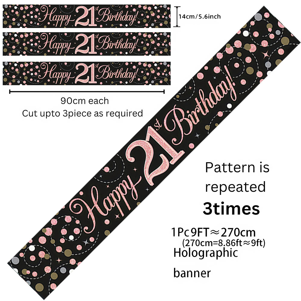 1 szt. Holograficzny baner 