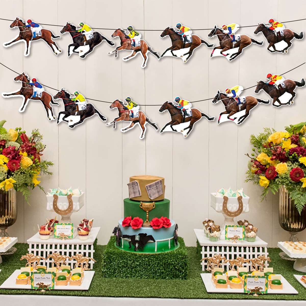 Horse Racing Party Banner Garl – Science Of Happiness recenzja i cena