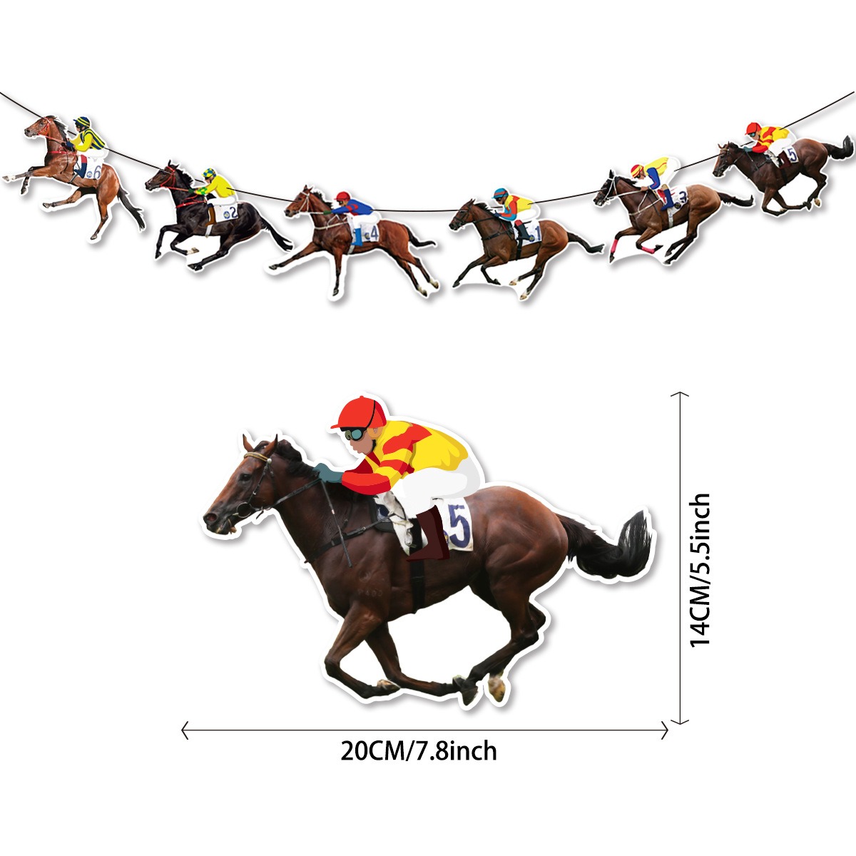 Horse Racing Party Banner Garl – Science Of Happiness recenzja i cena