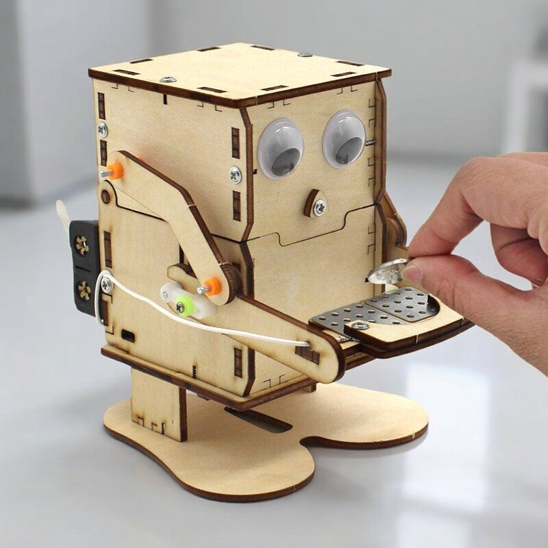 Drewniany Robot do Składania D – Science Project Kit recenzja i cena