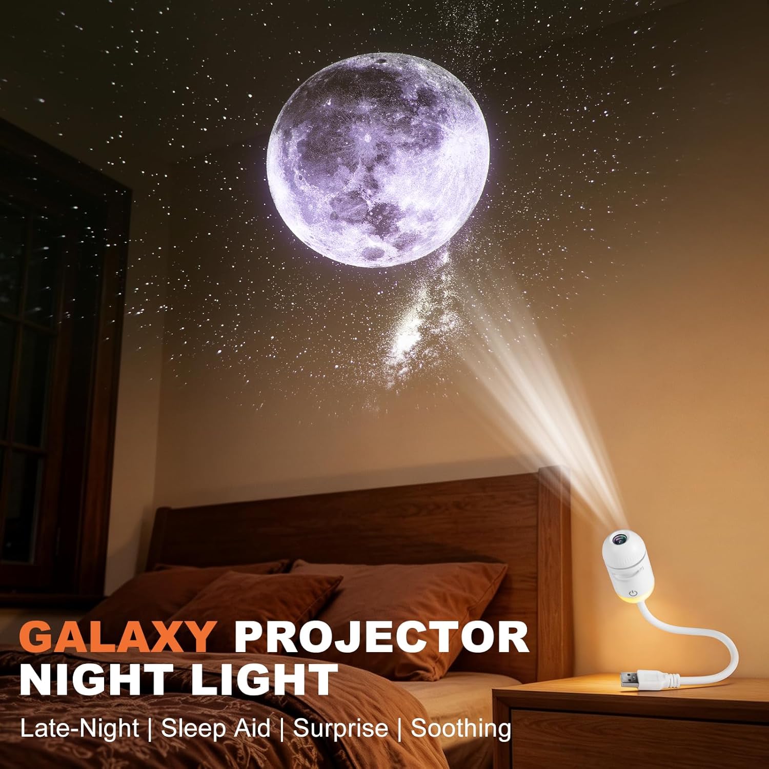 Projektor Gwiazd, Lampka Nocna – Planetarium Projector Home recenzja i cena