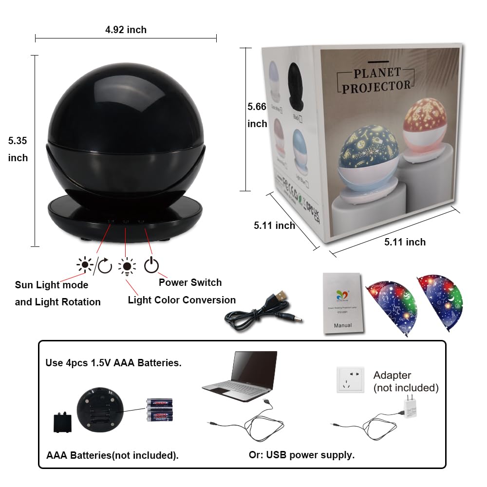 Lampka nocna dla dzieci, jedno – Planetarium Projector Home recenzja i cena