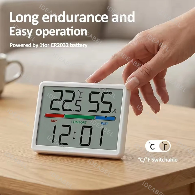 Cyfrowy termometr LCD z higrom – Weather Station Indoor recenzja i cena